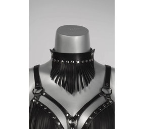 VoyeurX Halsband Fringe Zwart VoyeurX Halsband Fringe Zwart