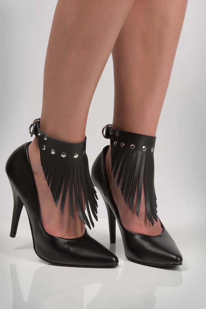 VoyeurX Anklets Fringe Zwart