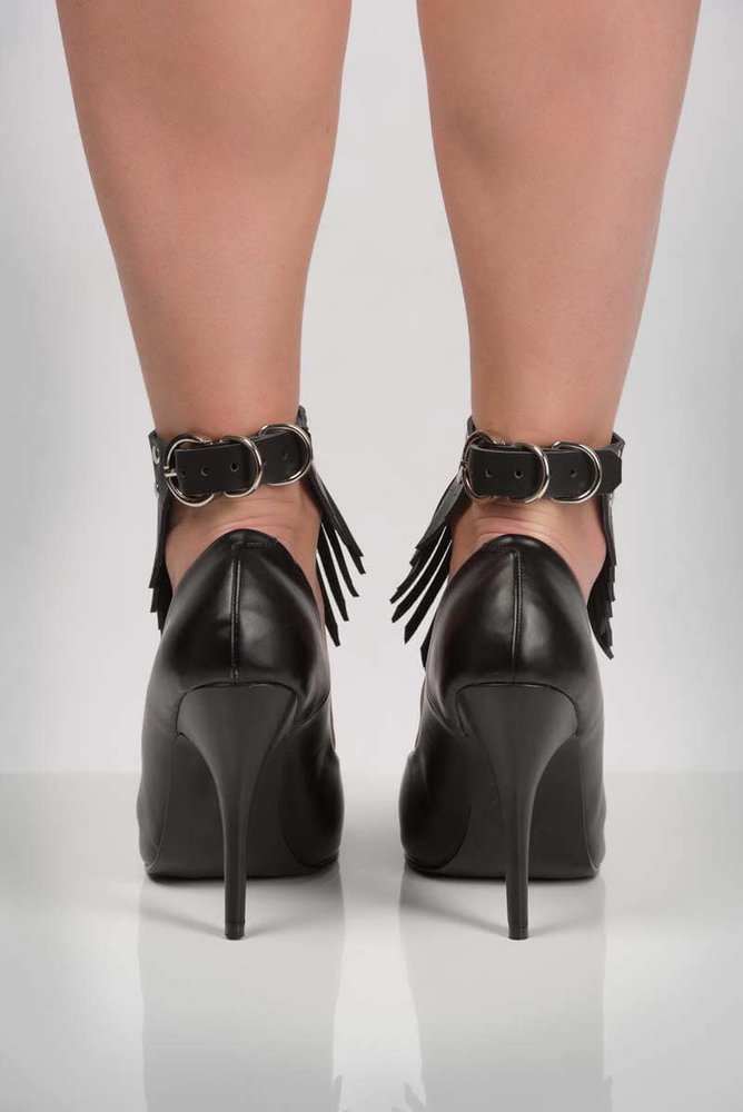VoyeurX Anklets Fringe Zwart