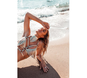 VoyeurX Halsband Fringe Goud VX