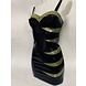 Lovely Latex by Brigitte More Latex Tiger Jurk Zwart Goud Lovely Latex by Brigitte More Latex Tiger Jurk Zwart Goud
