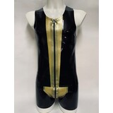 Lovely Latex by Brigitte More Latex Tanktop Zwart Goud Glitter Lovely Latex by Brigitte More Latex Tanktop Zwart Goud Glitter