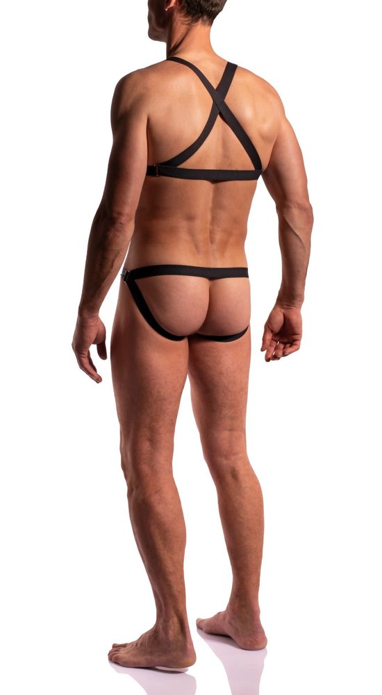 Manstore Bondage Thong Black