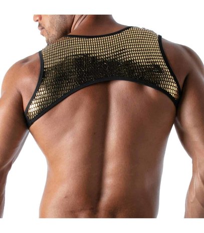 TOF Paris Glitter Harnas Zwart Goud