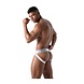 TOF Paris Glitter Jockstrap Wit Zilver