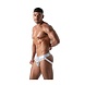 TOF Paris Glitter Jockstrap Wit Zilver