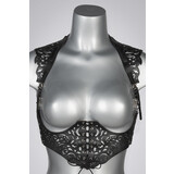VoyeurX Korset Lucy Laser Cut Leer VoyeurX Korset Lucy Laser Cut Leer