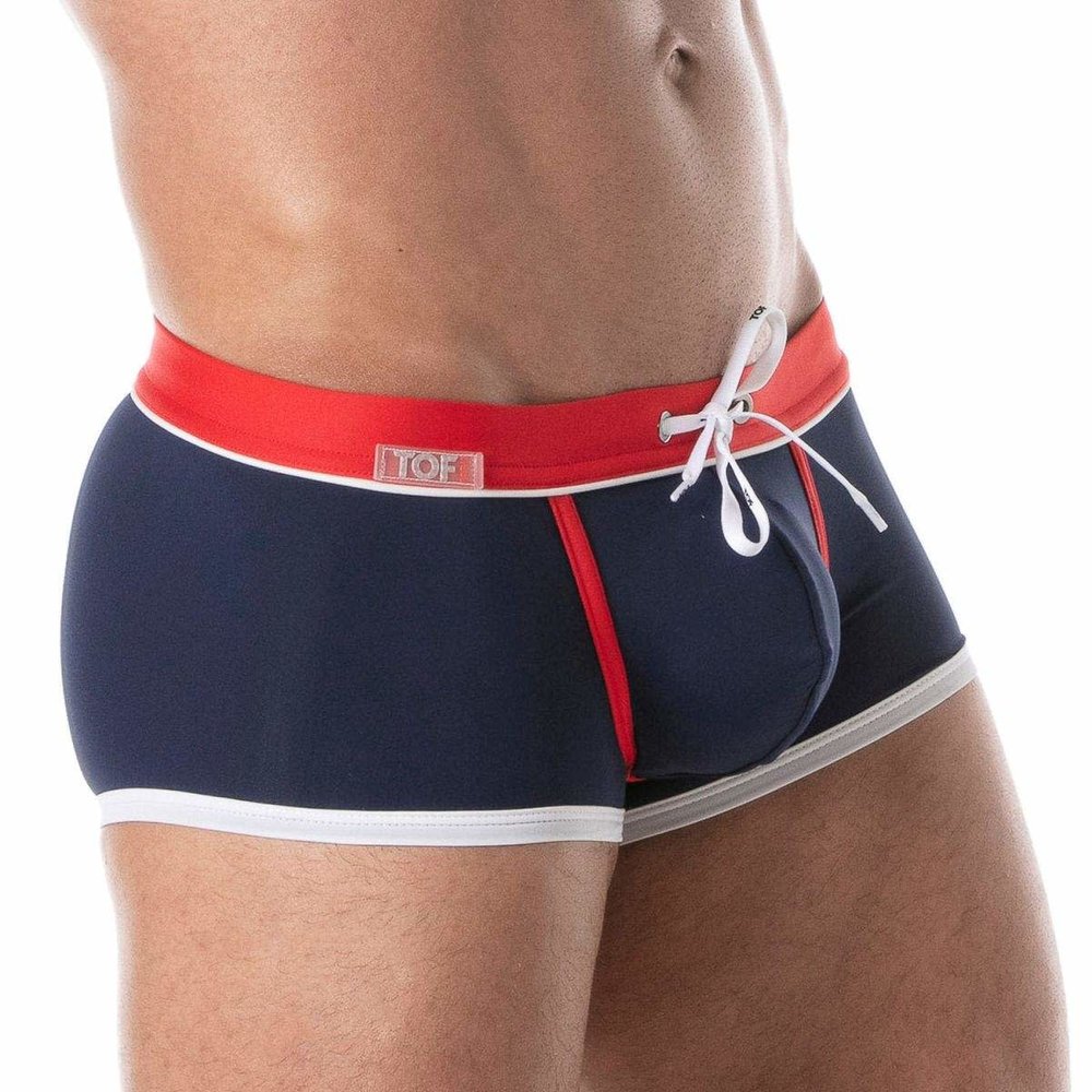 TOF Paris Zwem Short Navy Blauw
