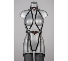 VoyeurX Leren Body Lock Rose Goud