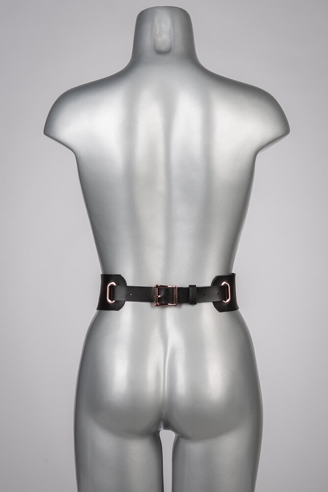 VoyeurX Leren Taille Riem Eternity Rose Goud VoyeurX Leren Taille Riem Eternity Rose Goud