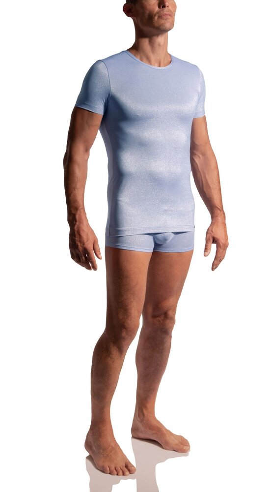 Manstore Casual T-Shirt Blauw M2290