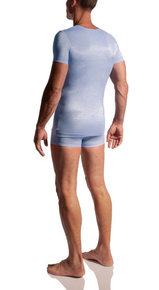 Manstore Casual T-Shirt Blauw M2290