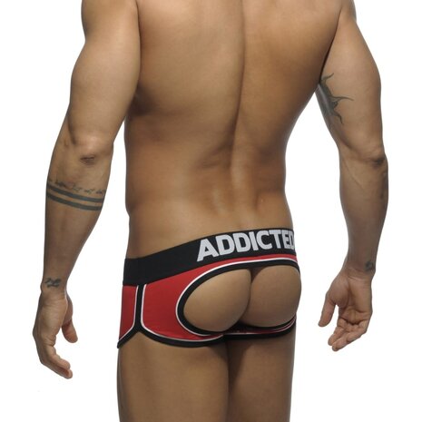 Addicted Bottemless Boxer Rood AD306