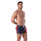 TOF Paris Zwemshort Holidays Blauw Rood TOF Paris Zwemshort Holidays Blauw Rood
