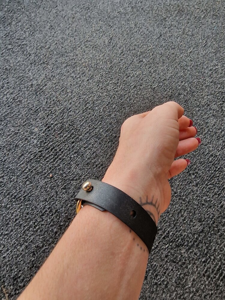 Rub2Play Polsbandje Gouden Bolknop