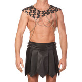 Bizonder Schouderstuk Leer en Kettingen Sch11 Bizonder Schouderstuk Leer en Kettingen Sch11