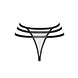 Jolidon High Waist String Black Rain Jolidon High Waist String Black Rain