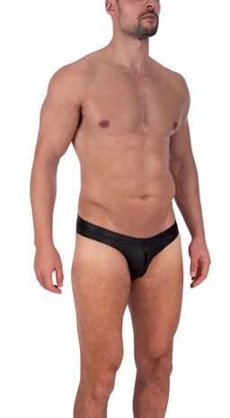 Manstore PU Leren Slip met Rits M2326 Manstore PU Leren Slip met Rits M2326