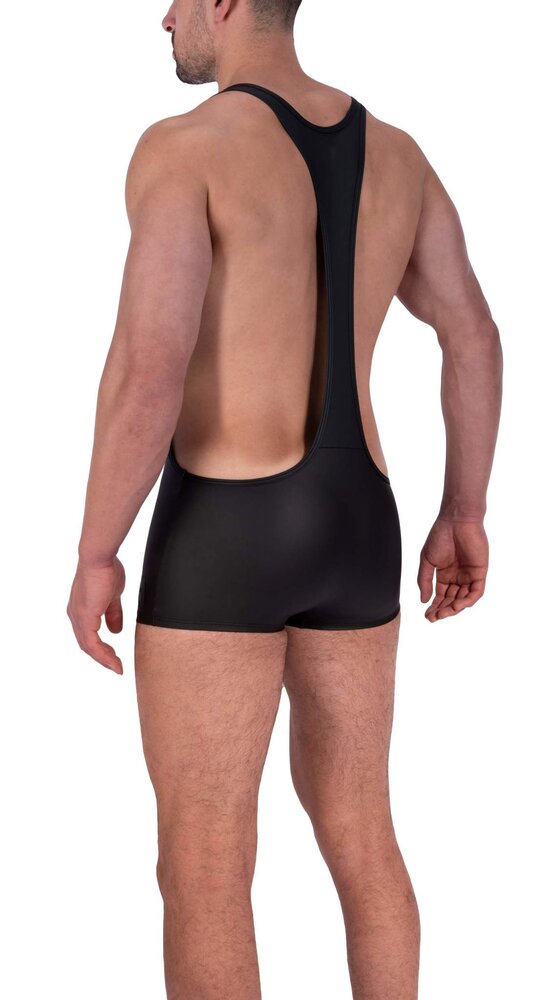 Manstore PU Leren Wrestler Body M2326 Manstore PU Leren Wrestler Body M2326