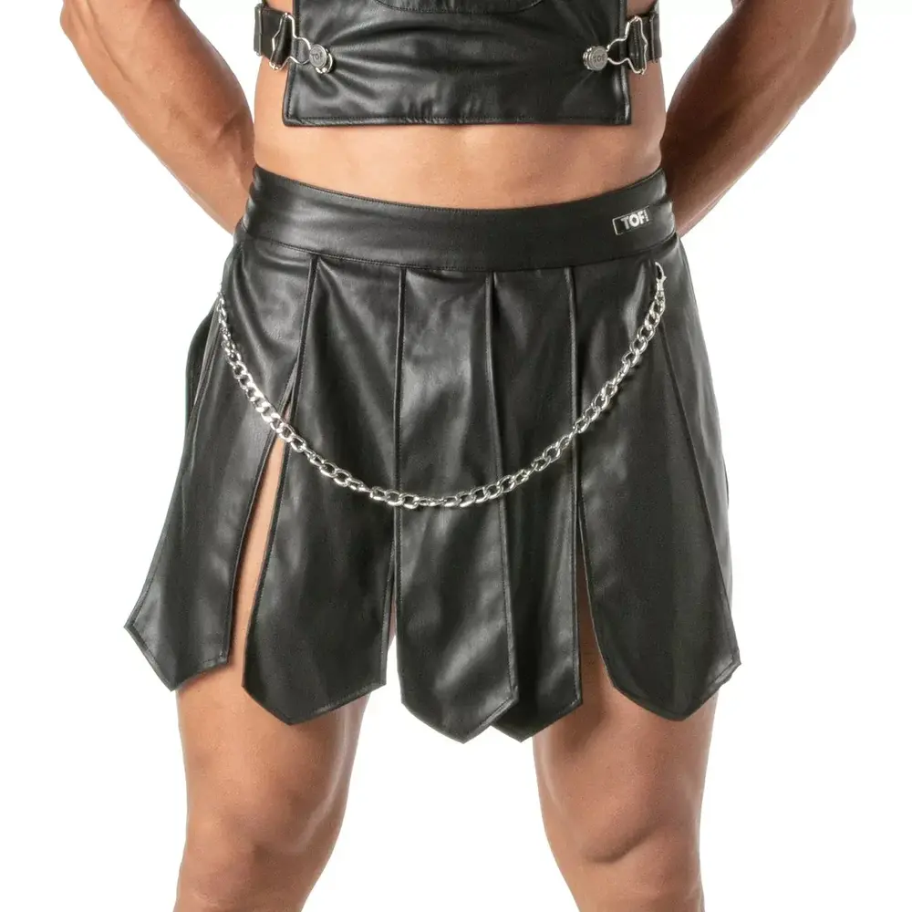 TOF Paris Kinky Gladiator Rok PU Leer