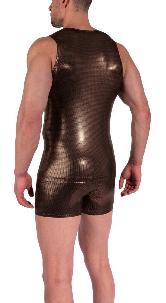 Manstore Slimfit Tanktop Koper M2366