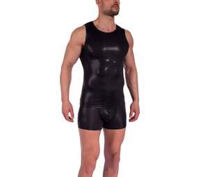 Manstore Slimfit Tanktop Zwart M2366 Manstore Slimfit Tanktop Zwart M2366
