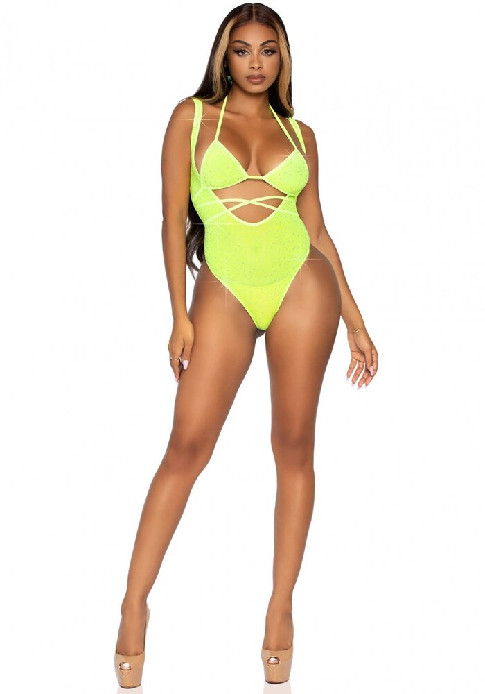 Leg Avenue Neon Bodysuit en Bikinitop