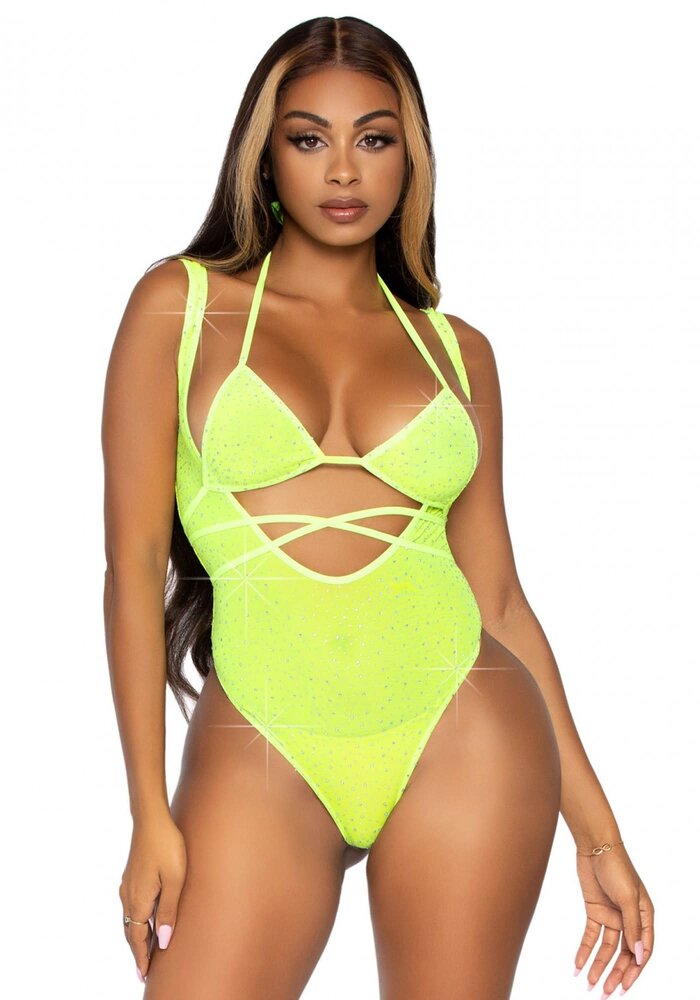 Leg Avenue Neon Bodysuit en Bikinitop