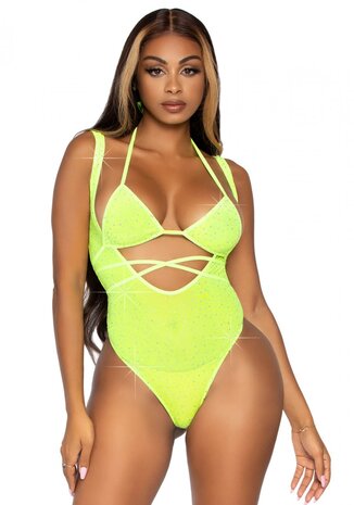 Leg Avenue Neon Bodysuit en Bikinitop