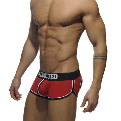 Addicted Bottemless Boxer Rood AD306