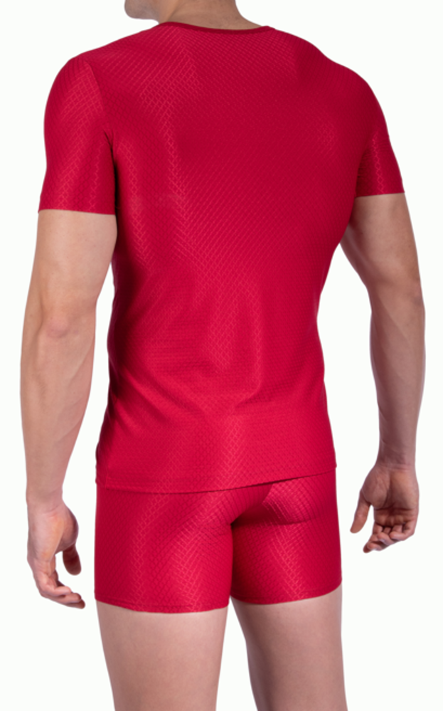 Olaf Benz T-Shirt Rood RED2312 Olaf Benz T-Shirt Rood RED2312