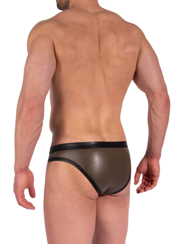 Manstore Slip Imitatie Leer M2370