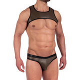 Manstore Harnas Top Imitatie Leer M2370 Manstore Harnas Top Imitatie Leer M2370