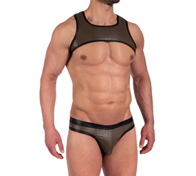 Manstore Harnas Top Imitatie Leer M2370 Manstore Harnas Top Imitatie Leer M2370