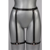 VoyeurX Leren Jarretel Insolence Rose Goud VoyeurX Leren Jarretel Insolence Rose Goud