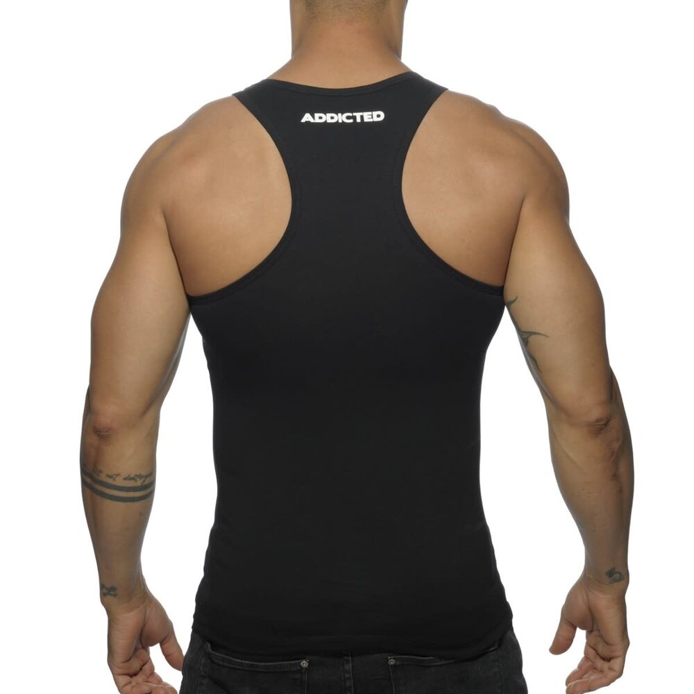 Addicted Tanktop Addicted Zwart AD457