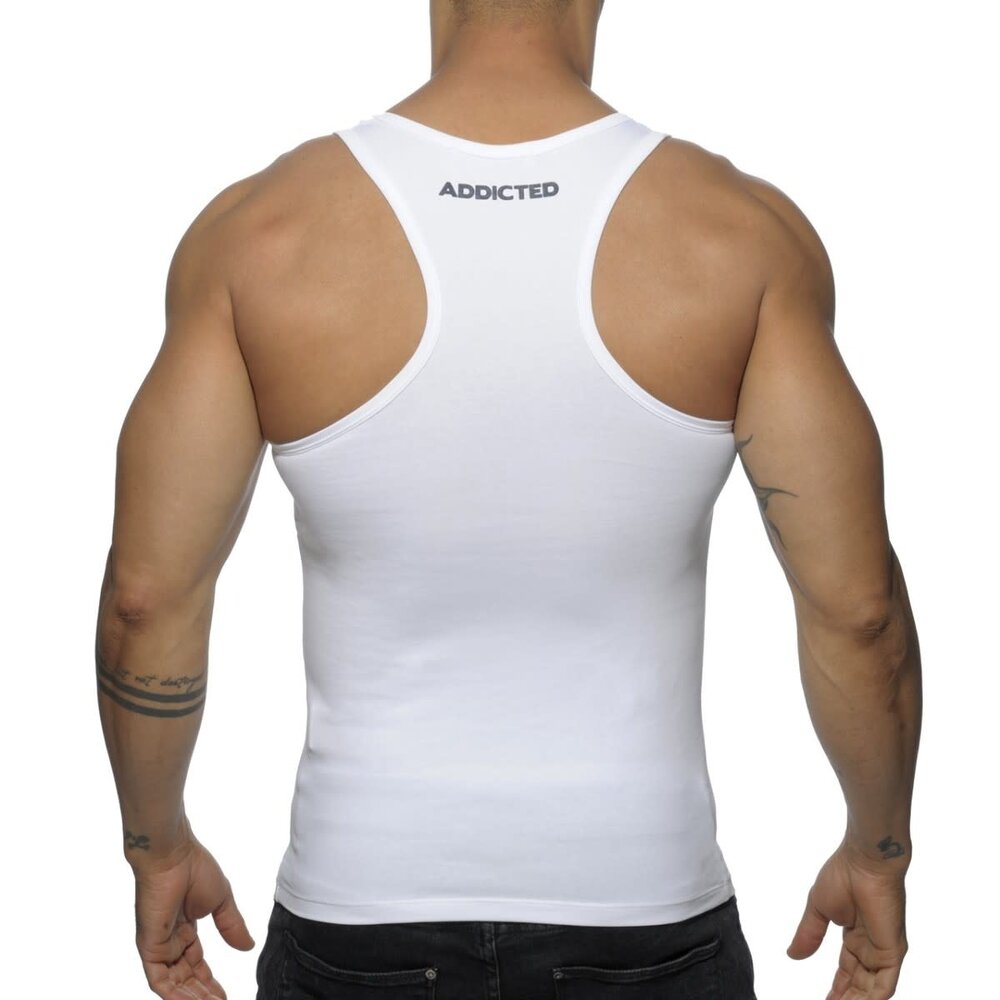 Addicted Tanktop Addicted Wit AD457