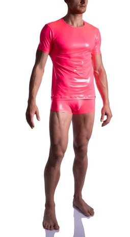 Manstore Casual T-Shirt M2180 Roze Manstore Casual T-Shirt M2180 Roze