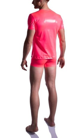 Manstore Casual T-Shirt M2180 Roze Manstore Casual T-Shirt M2180 Roze