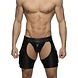 Addicted Korte Imitatie Leren Chaps Zwart ADF194 Addicted Korte Imitatie Leren Chaps Zwart ADF194