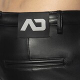 Addicted Imitatie Leren Cargo Pants Zwart ADF195