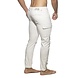 Addicted Imitatie Leren Cargo Pants Wit ADF195