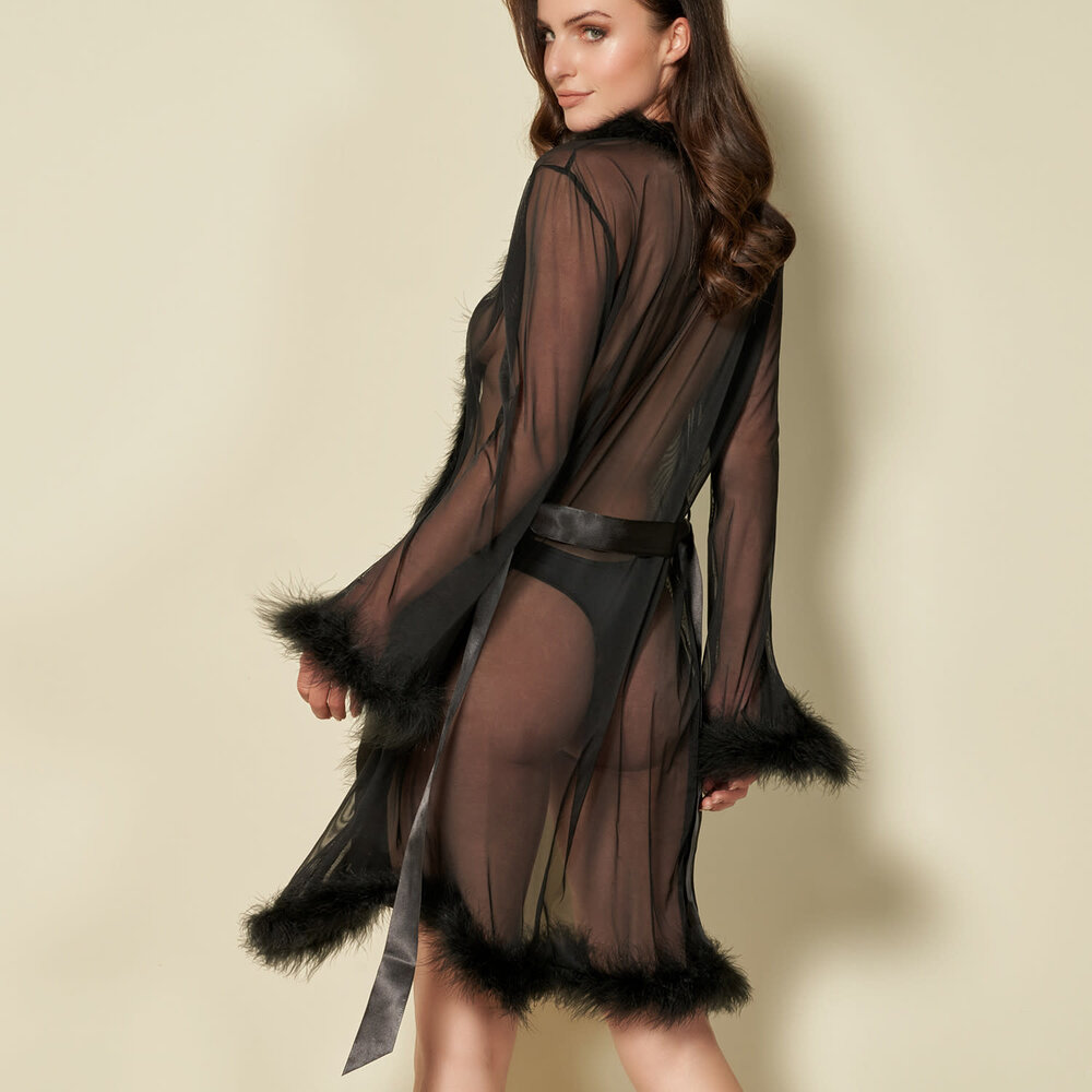 Escora Neglige met Veren