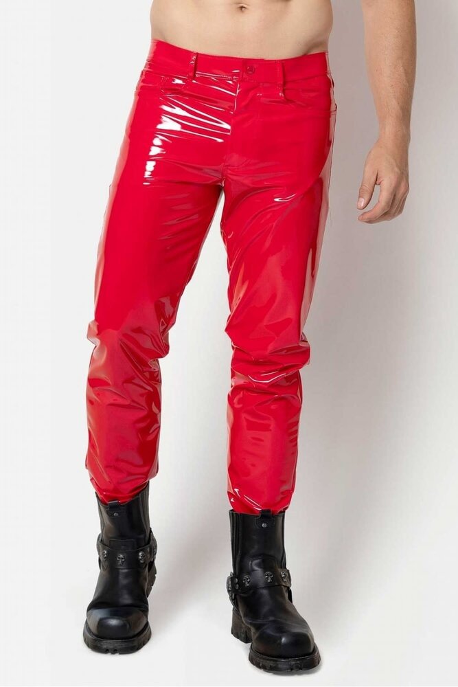 Patrice Catanzaro Lak Broek Rood Shawn