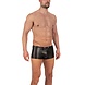 Manstore PU Leren Short met Drukkers M2270