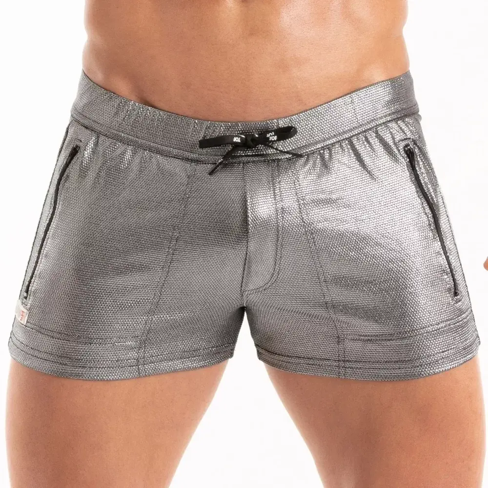 TOF Paris Zwemshort Metal Zilver