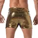 TOF Paris Glitter 5 Pocket Short Goud TOF Paris Glitter 5 Pocket Short Goud