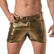 TOF Paris Glitter 5 Pocket Short Goud TOF Paris Glitter 5 Pocket Short Goud