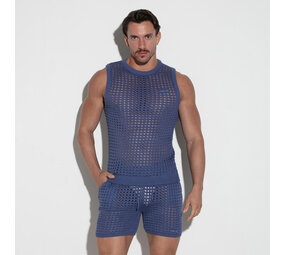 Code22 Diamond Tanktop Blauw Code22 Diamond Tanktop Blauw