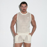 Code22 Diamond Tanktop Wit Code22 Diamond Tanktop Wit